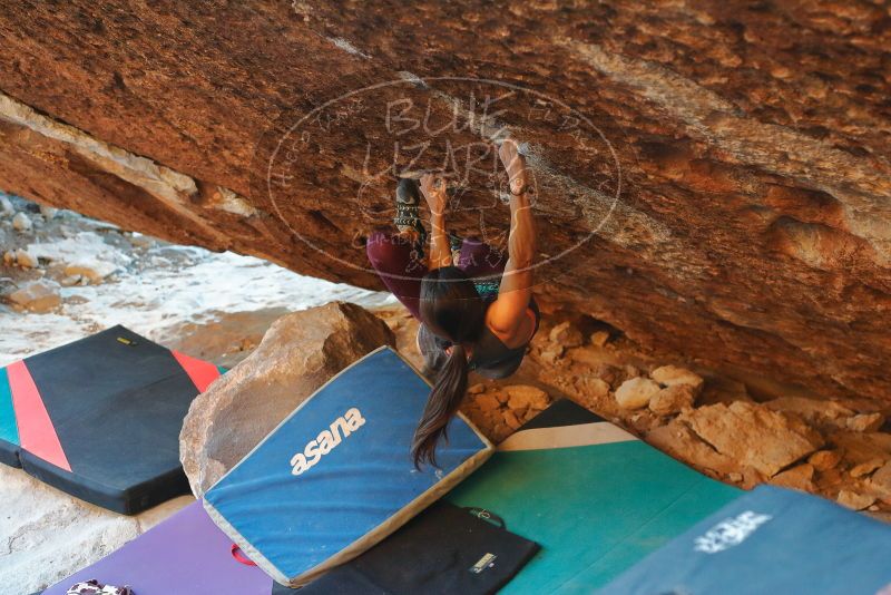 Bouldering in Hueco Tanks on 12/26/2019 with Blue Lizard Climbing and Yoga

Filename: SRM_20191226_1753320.jpg
Aperture: f/3.2
Shutter Speed: 1/250
Body: Canon EOS-1D Mark II
Lens: Canon EF 50mm f/1.8 II