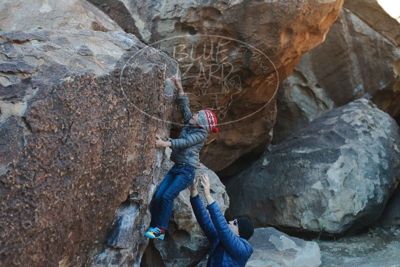 Bouldering in Hueco Tanks on 12/27/2019 with Blue Lizard Climbing and Yoga

Filename: SRM_20191227_1030480.jpg
Aperture: f/4.0
Shutter Speed: 1/320
Body: Canon EOS-1D Mark II
Lens: Canon EF 50mm f/1.8 II