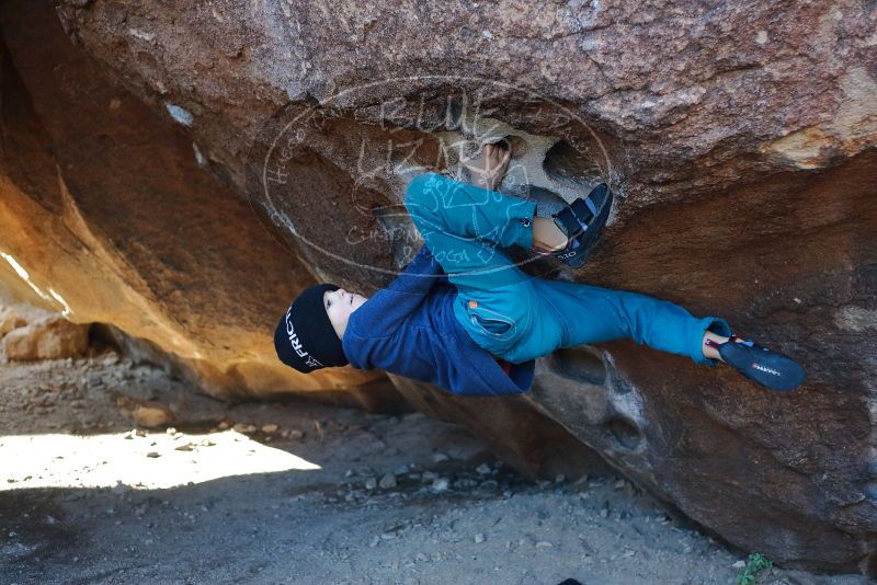 Bouldering in Hueco Tanks on 12/27/2019 with Blue Lizard Climbing and Yoga

Filename: SRM_20191227_1036080.jpg
Aperture: f/2.8
Shutter Speed: 1/320
Body: Canon EOS-1D Mark II
Lens: Canon EF 50mm f/1.8 II