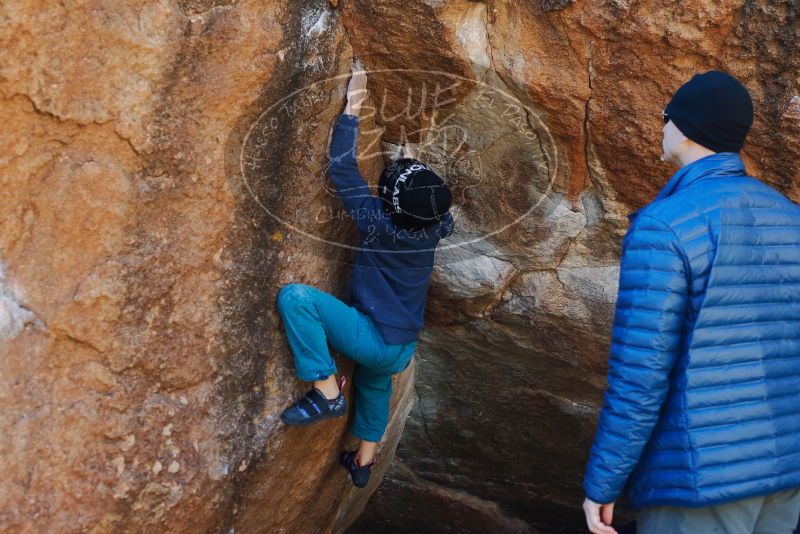 Bouldering in Hueco Tanks on 12/27/2019 with Blue Lizard Climbing and Yoga

Filename: SRM_20191227_1042250.jpg
Aperture: f/4.0
Shutter Speed: 1/320
Body: Canon EOS-1D Mark II
Lens: Canon EF 50mm f/1.8 II