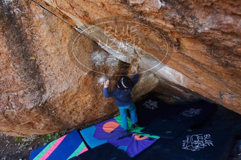 Bouldering in Hueco Tanks on 12/27/2019 with Blue Lizard Climbing and Yoga

Filename: SRM_20191227_1051510.jpg
Aperture: f/5.0
Shutter Speed: 1/250
Body: Canon EOS-1D Mark II
Lens: Canon EF 16-35mm f/2.8 L