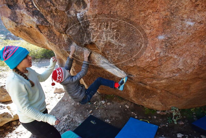 Bouldering in Hueco Tanks on 12/27/2019 with Blue Lizard Climbing and Yoga

Filename: SRM_20191227_1104050.jpg
Aperture: f/5.6
Shutter Speed: 1/250
Body: Canon EOS-1D Mark II
Lens: Canon EF 16-35mm f/2.8 L
