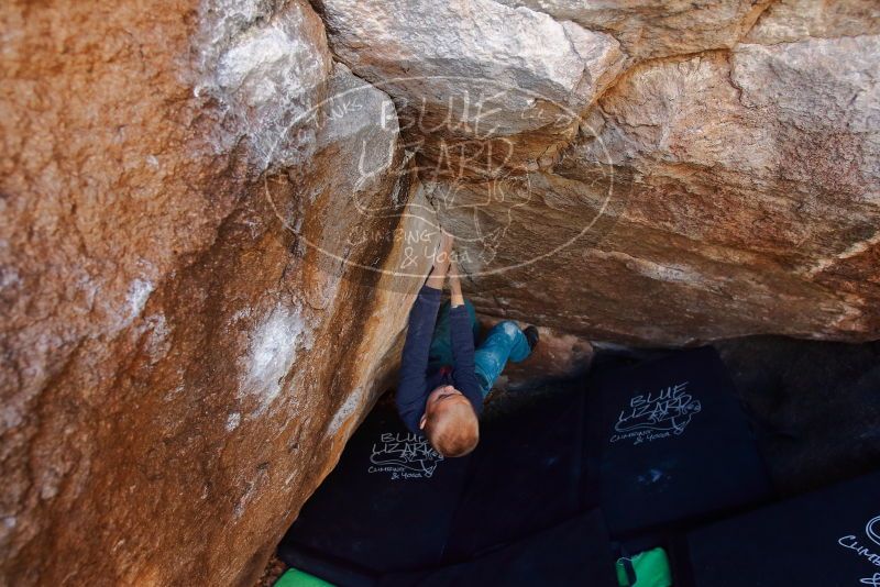 Bouldering in Hueco Tanks on 12/27/2019 with Blue Lizard Climbing and Yoga

Filename: SRM_20191227_1115580.jpg
Aperture: f/4.5
Shutter Speed: 1/250
Body: Canon EOS-1D Mark II
Lens: Canon EF 16-35mm f/2.8 L