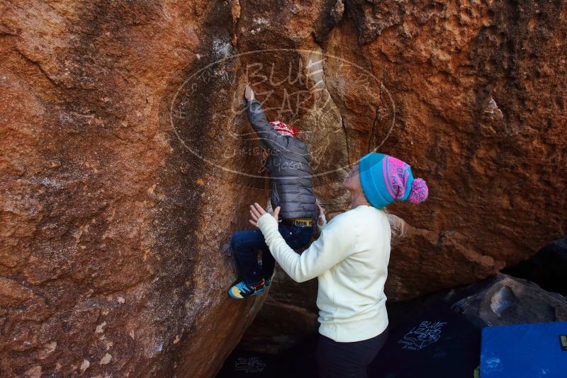 Bouldering in Hueco Tanks on 12/27/2019 with Blue Lizard Climbing and Yoga

Filename: SRM_20191227_1117340.jpg
Aperture: f/7.1
Shutter Speed: 1/250
Body: Canon EOS-1D Mark II
Lens: Canon EF 16-35mm f/2.8 L