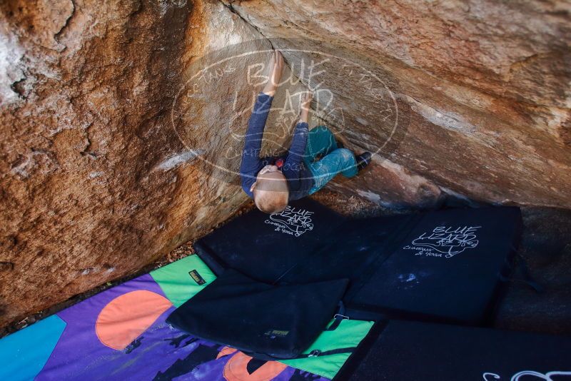 Bouldering in Hueco Tanks on 12/27/2019 with Blue Lizard Climbing and Yoga

Filename: SRM_20191227_1119280.jpg
Aperture: f/3.5
Shutter Speed: 1/250
Body: Canon EOS-1D Mark II
Lens: Canon EF 16-35mm f/2.8 L