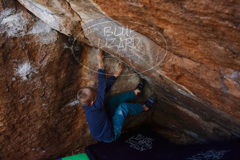 Bouldering in Hueco Tanks on 12/27/2019 with Blue Lizard Climbing and Yoga

Filename: SRM_20191227_1125480.jpg
Aperture: f/5.6
Shutter Speed: 1/250
Body: Canon EOS-1D Mark II
Lens: Canon EF 16-35mm f/2.8 L