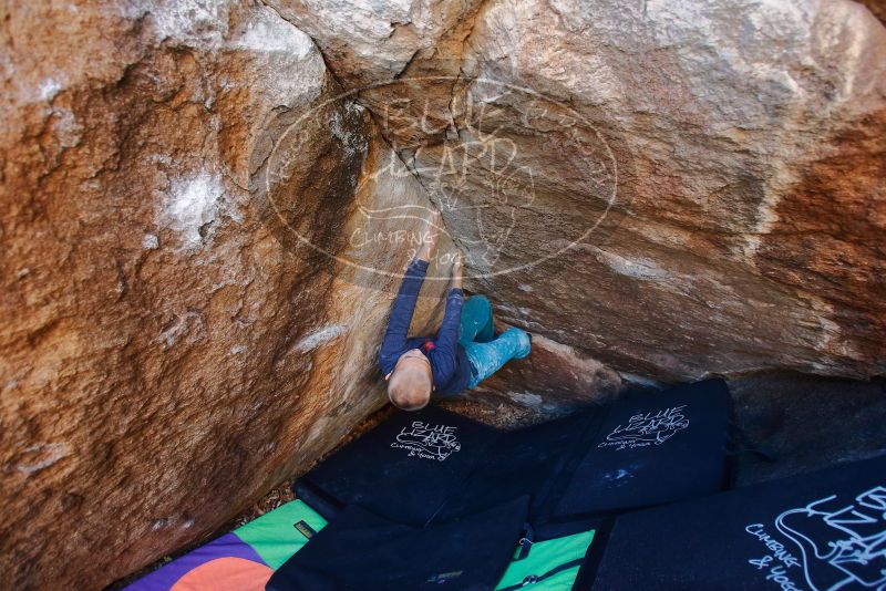 Bouldering in Hueco Tanks on 12/27/2019 with Blue Lizard Climbing and Yoga

Filename: SRM_20191227_1130110.jpg
Aperture: f/3.2
Shutter Speed: 1/250
Body: Canon EOS-1D Mark II
Lens: Canon EF 16-35mm f/2.8 L