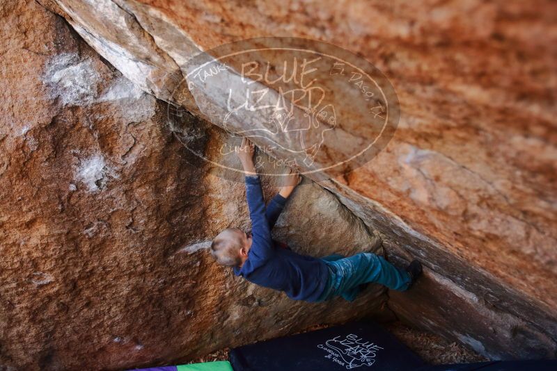 Bouldering in Hueco Tanks on 12/27/2019 with Blue Lizard Climbing and Yoga

Filename: SRM_20191227_1138220.jpg
Aperture: f/3.5
Shutter Speed: 1/250
Body: Canon EOS-1D Mark II
Lens: Canon EF 16-35mm f/2.8 L