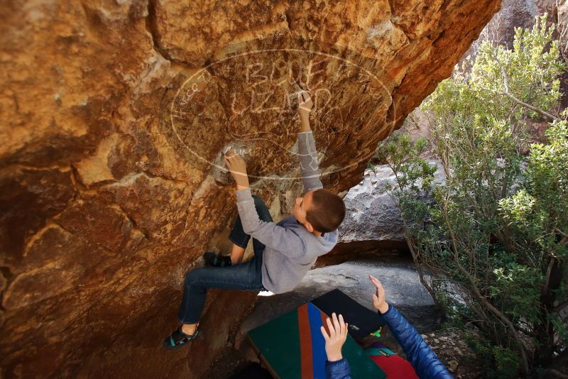 Bouldering in Hueco Tanks on 12/27/2019 with Blue Lizard Climbing and Yoga

Filename: SRM_20191227_1227360.jpg
Aperture: f/3.5
Shutter Speed: 1/250
Body: Canon EOS-1D Mark II
Lens: Canon EF 16-35mm f/2.8 L