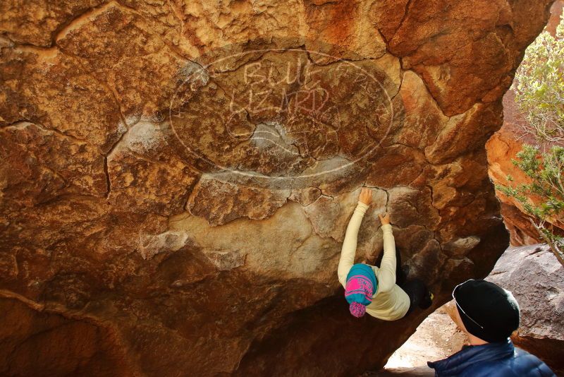 Bouldering in Hueco Tanks on 12/27/2019 with Blue Lizard Climbing and Yoga

Filename: SRM_20191227_1241470.jpg
Aperture: f/4.5
Shutter Speed: 1/250
Body: Canon EOS-1D Mark II
Lens: Canon EF 16-35mm f/2.8 L