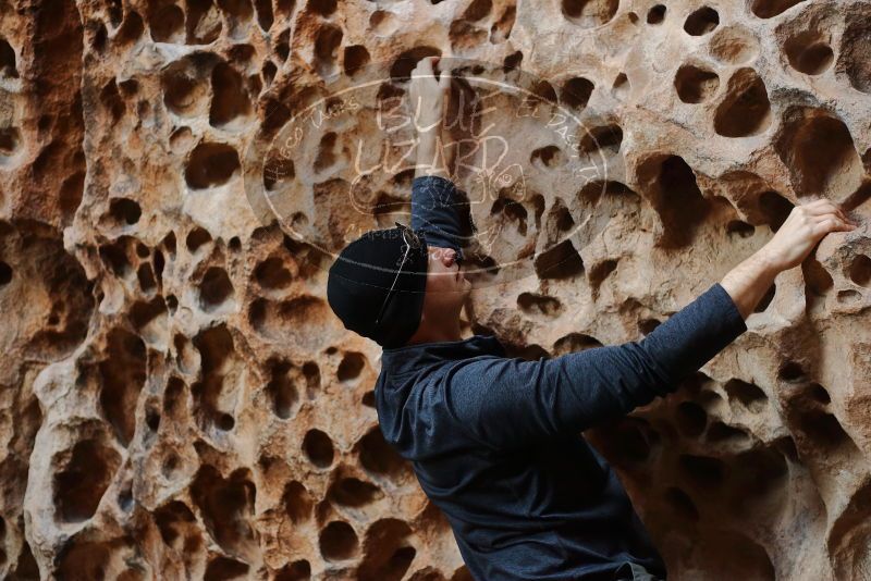 Bouldering in Hueco Tanks on 12/27/2019 with Blue Lizard Climbing and Yoga

Filename: SRM_20191227_1605030.jpg
Aperture: f/2.5
Shutter Speed: 1/200
Body: Canon EOS-1D Mark II
Lens: Canon EF 50mm f/1.8 II