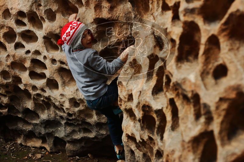Bouldering in Hueco Tanks on 12/27/2019 with Blue Lizard Climbing and Yoga

Filename: SRM_20191227_1607240.jpg
Aperture: f/3.5
Shutter Speed: 1/200
Body: Canon EOS-1D Mark II
Lens: Canon EF 50mm f/1.8 II