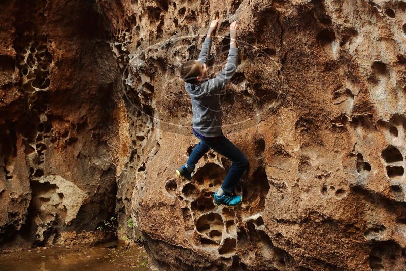 Bouldering in Hueco Tanks on 12/27/2019 with Blue Lizard Climbing and Yoga

Filename: SRM_20191227_1609520.jpg
Aperture: f/4.0
Shutter Speed: 1/125
Body: Canon EOS-1D Mark II
Lens: Canon EF 50mm f/1.8 II