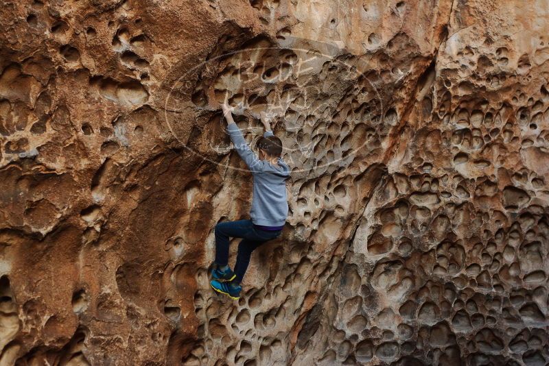 Bouldering in Hueco Tanks on 12/27/2019 with Blue Lizard Climbing and Yoga

Filename: SRM_20191227_1616490.jpg
Aperture: f/4.0
Shutter Speed: 1/160
Body: Canon EOS-1D Mark II
Lens: Canon EF 50mm f/1.8 II