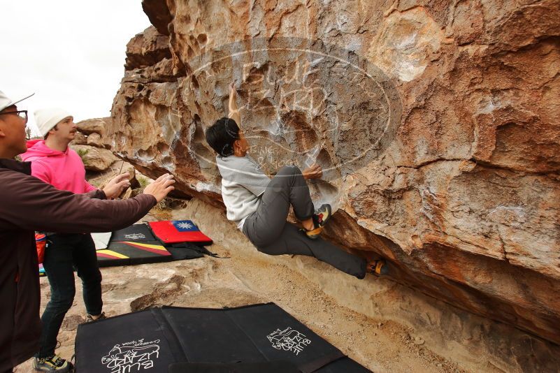 Bouldering in Hueco Tanks on 12/28/2019 with Blue Lizard Climbing and Yoga

Filename: SRM_20191228_1118110.jpg
Aperture: f/5.0
Shutter Speed: 1/400
Body: Canon EOS-1D Mark II
Lens: Canon EF 16-35mm f/2.8 L