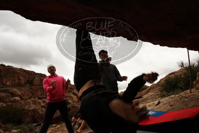 Bouldering in Hueco Tanks on 12/28/2019 with Blue Lizard Climbing and Yoga

Filename: SRM_20191228_1135560.jpg
Aperture: f/11.0
Shutter Speed: 1/250
Body: Canon EOS-1D Mark II
Lens: Canon EF 16-35mm f/2.8 L