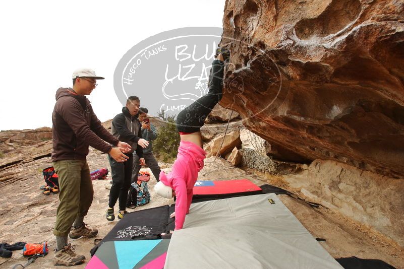 Bouldering in Hueco Tanks on 12/28/2019 with Blue Lizard Climbing and Yoga

Filename: SRM_20191228_1139210.jpg
Aperture: f/5.6
Shutter Speed: 1/250
Body: Canon EOS-1D Mark II
Lens: Canon EF 16-35mm f/2.8 L