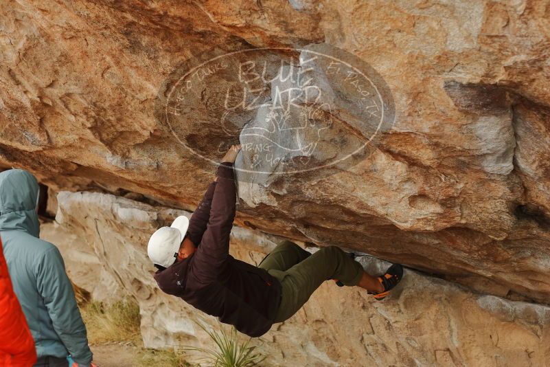 Bouldering in Hueco Tanks on 12/28/2019 with Blue Lizard Climbing and Yoga

Filename: SRM_20191228_1244220.jpg
Aperture: f/3.5
Shutter Speed: 1/400
Body: Canon EOS-1D Mark II
Lens: Canon EF 50mm f/1.8 II