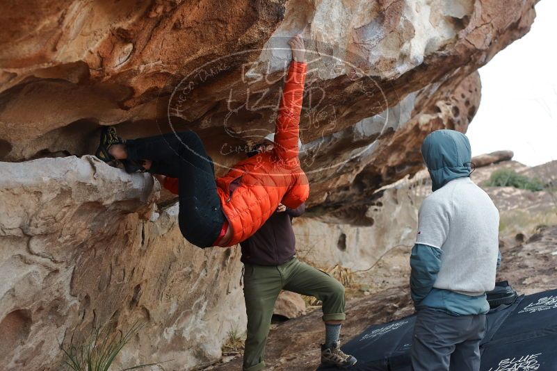 Bouldering in Hueco Tanks on 12/28/2019 with Blue Lizard Climbing and Yoga

Filename: SRM_20191228_1334540.jpg
Aperture: f/4.0
Shutter Speed: 1/400
Body: Canon EOS-1D Mark II
Lens: Canon EF 50mm f/1.8 II