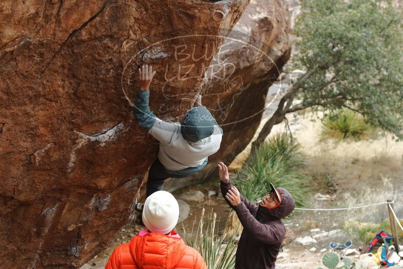 Bouldering in Hueco Tanks on 12/28/2019 with Blue Lizard Climbing and Yoga

Filename: SRM_20191228_1423010.jpg
Aperture: f/4.0
Shutter Speed: 1/320
Body: Canon EOS-1D Mark II
Lens: Canon EF 50mm f/1.8 II
