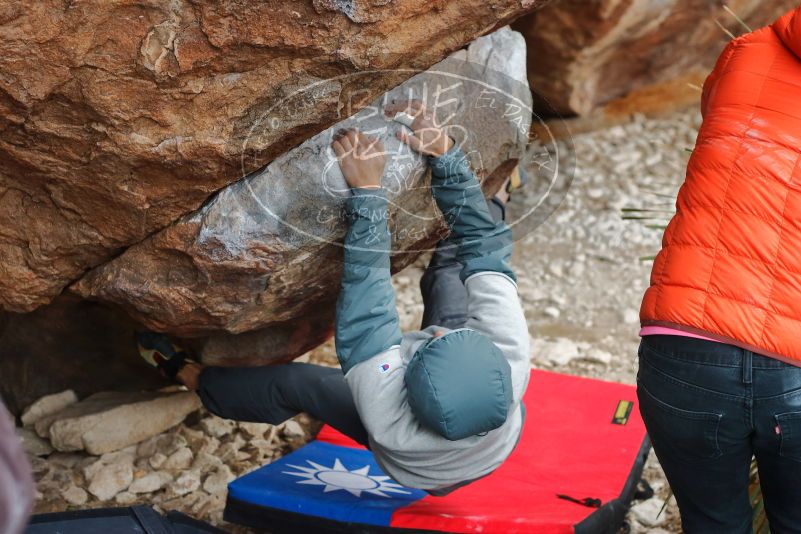 Bouldering in Hueco Tanks on 12/28/2019 with Blue Lizard Climbing and Yoga

Filename: SRM_20191228_1459170.jpg
Aperture: f/3.5
Shutter Speed: 1/250
Body: Canon EOS-1D Mark II
Lens: Canon EF 50mm f/1.8 II