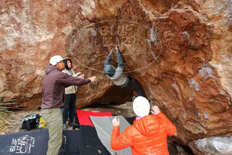 Bouldering in Hueco Tanks on 12/28/2019 with Blue Lizard Climbing and Yoga

Filename: SRM_20191228_1530370.jpg
Aperture: f/5.0
Shutter Speed: 1/250
Body: Canon EOS-1D Mark II
Lens: Canon EF 16-35mm f/2.8 L