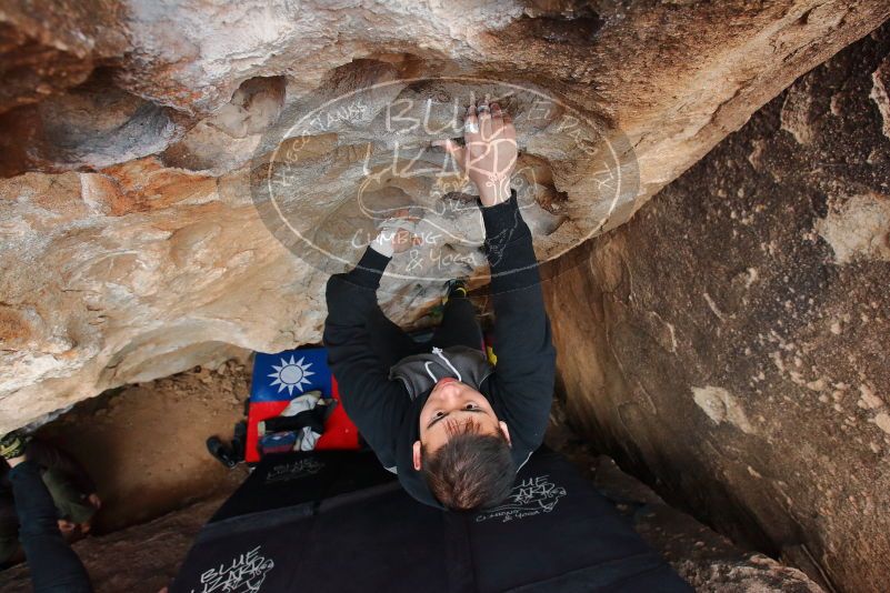 Bouldering in Hueco Tanks on 12/28/2019 with Blue Lizard Climbing and Yoga

Filename: SRM_20191228_1618110.jpg
Aperture: f/5.6
Shutter Speed: 1/250
Body: Canon EOS-1D Mark II
Lens: Canon EF 16-35mm f/2.8 L