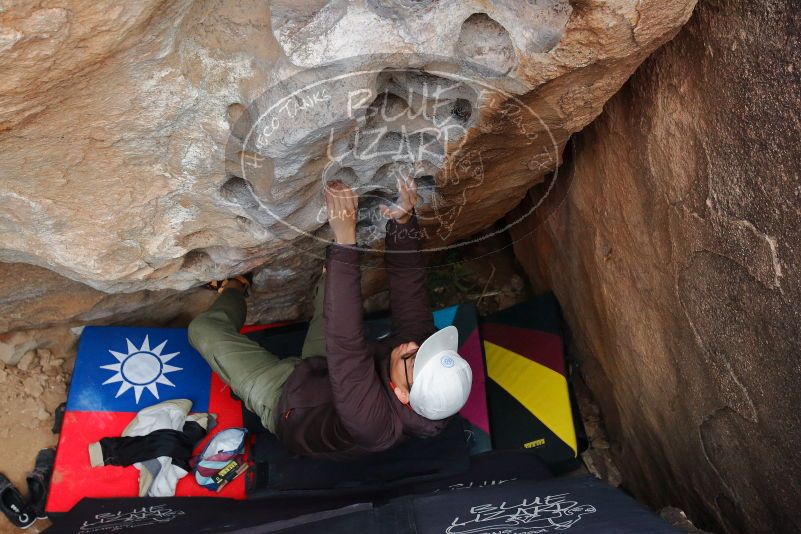 Bouldering in Hueco Tanks on 12/28/2019 with Blue Lizard Climbing and Yoga

Filename: SRM_20191228_1620480.jpg
Aperture: f/5.0
Shutter Speed: 1/250
Body: Canon EOS-1D Mark II
Lens: Canon EF 16-35mm f/2.8 L