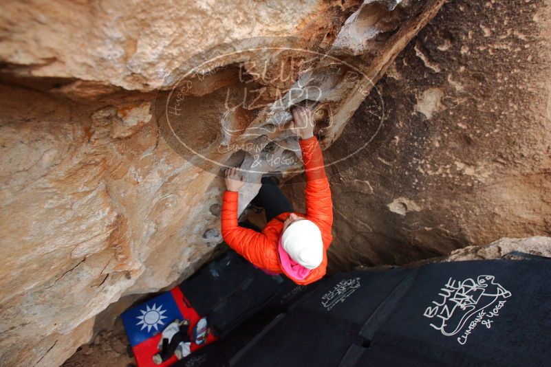 Bouldering in Hueco Tanks on 12/28/2019 with Blue Lizard Climbing and Yoga

Filename: SRM_20191228_1623580.jpg
Aperture: f/4.0
Shutter Speed: 1/250
Body: Canon EOS-1D Mark II
Lens: Canon EF 16-35mm f/2.8 L