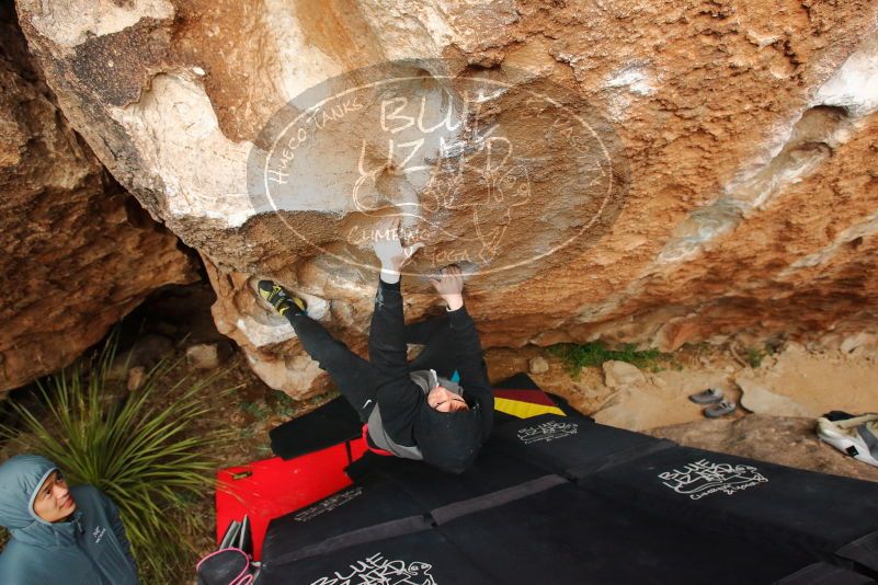 Bouldering in Hueco Tanks on 12/28/2019 with Blue Lizard Climbing and Yoga

Filename: SRM_20191228_1724290.jpg
Aperture: f/4.5
Shutter Speed: 1/250
Body: Canon EOS-1D Mark II
Lens: Canon EF 16-35mm f/2.8 L