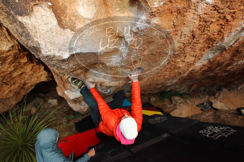 Bouldering in Hueco Tanks on 12/28/2019 with Blue Lizard Climbing and Yoga

Filename: SRM_20191228_1751060.jpg
Aperture: f/4.0
Shutter Speed: 1/250
Body: Canon EOS-1D Mark II
Lens: Canon EF 16-35mm f/2.8 L