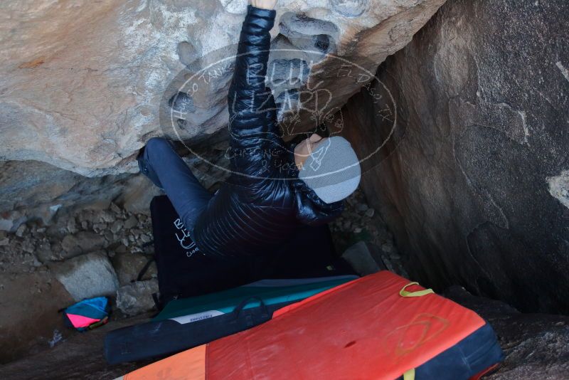 Bouldering in Hueco Tanks on 12/29/2019 with Blue Lizard Climbing and Yoga

Filename: SRM_20191229_1052180.jpg
Aperture: f/2.8
Shutter Speed: 1/250
Body: Canon EOS-1D Mark II
Lens: Canon EF 16-35mm f/2.8 L