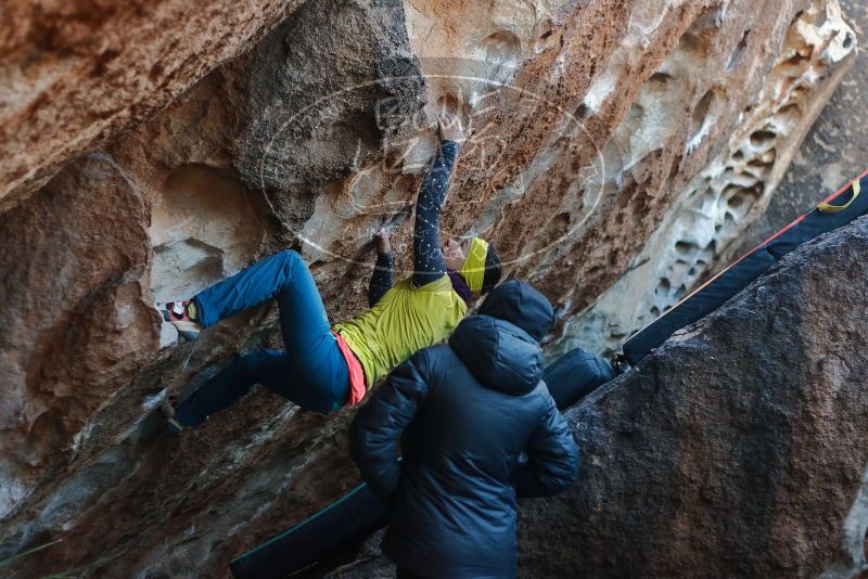 Bouldering in Hueco Tanks on 12/29/2019 with Blue Lizard Climbing and Yoga

Filename: SRM_20191229_1116210.jpg
Aperture: f/2.8
Shutter Speed: 1/250
Body: Canon EOS-1D Mark II
Lens: Canon EF 50mm f/1.8 II