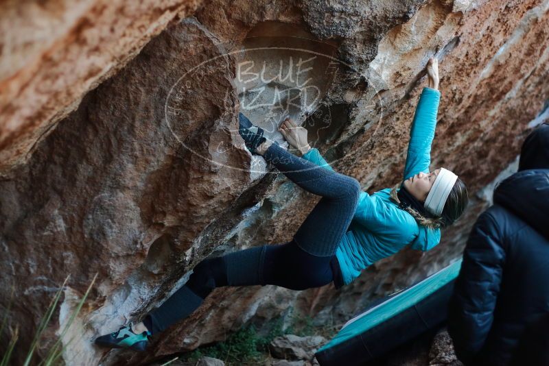 Bouldering in Hueco Tanks on 12/29/2019 with Blue Lizard Climbing and Yoga

Filename: SRM_20191229_1122330.jpg
Aperture: f/2.5
Shutter Speed: 1/250
Body: Canon EOS-1D Mark II
Lens: Canon EF 50mm f/1.8 II
