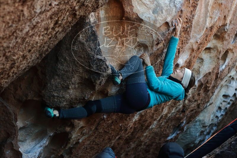 Bouldering in Hueco Tanks on 12/29/2019 with Blue Lizard Climbing and Yoga

Filename: SRM_20191229_1123010.jpg
Aperture: f/4.0
Shutter Speed: 1/250
Body: Canon EOS-1D Mark II
Lens: Canon EF 50mm f/1.8 II