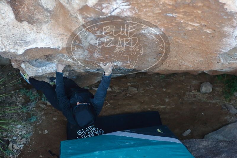 Bouldering in Hueco Tanks on 12/29/2019 with Blue Lizard Climbing and Yoga

Filename: SRM_20191229_1124110.jpg
Aperture: f/3.2
Shutter Speed: 1/250
Body: Canon EOS-1D Mark II
Lens: Canon EF 50mm f/1.8 II
