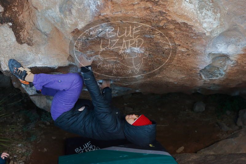 Bouldering in Hueco Tanks on 12/29/2019 with Blue Lizard Climbing and Yoga

Filename: SRM_20191229_1127080.jpg
Aperture: f/4.5
Shutter Speed: 1/250
Body: Canon EOS-1D Mark II
Lens: Canon EF 50mm f/1.8 II