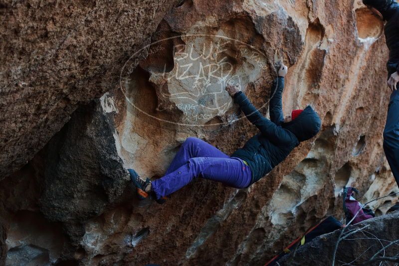 Bouldering in Hueco Tanks on 12/29/2019 with Blue Lizard Climbing and Yoga

Filename: SRM_20191229_1137590.jpg
Aperture: f/5.0
Shutter Speed: 1/250
Body: Canon EOS-1D Mark II
Lens: Canon EF 50mm f/1.8 II