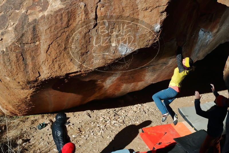 Bouldering in Hueco Tanks on 12/29/2019 with Blue Lizard Climbing and Yoga

Filename: SRM_20191229_1153420.jpg
Aperture: f/8.0
Shutter Speed: 1/250
Body: Canon EOS-1D Mark II
Lens: Canon EF 50mm f/1.8 II