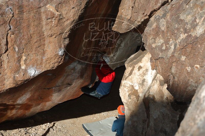 Bouldering in Hueco Tanks on 12/29/2019 with Blue Lizard Climbing and Yoga

Filename: SRM_20191229_1156340.jpg
Aperture: f/5.6
Shutter Speed: 1/250
Body: Canon EOS-1D Mark II
Lens: Canon EF 50mm f/1.8 II