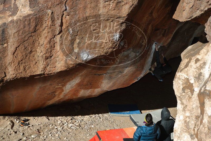 Bouldering in Hueco Tanks on 12/29/2019 with Blue Lizard Climbing and Yoga

Filename: SRM_20191229_1210320.jpg
Aperture: f/5.6
Shutter Speed: 1/250
Body: Canon EOS-1D Mark II
Lens: Canon EF 50mm f/1.8 II
