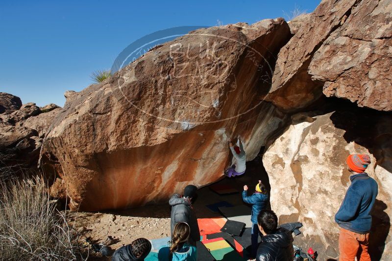 Bouldering in Hueco Tanks on 12/29/2019 with Blue Lizard Climbing and Yoga

Filename: SRM_20191229_1308050.jpg
Aperture: f/8.0
Shutter Speed: 1/250
Body: Canon EOS-1D Mark II
Lens: Canon EF 16-35mm f/2.8 L