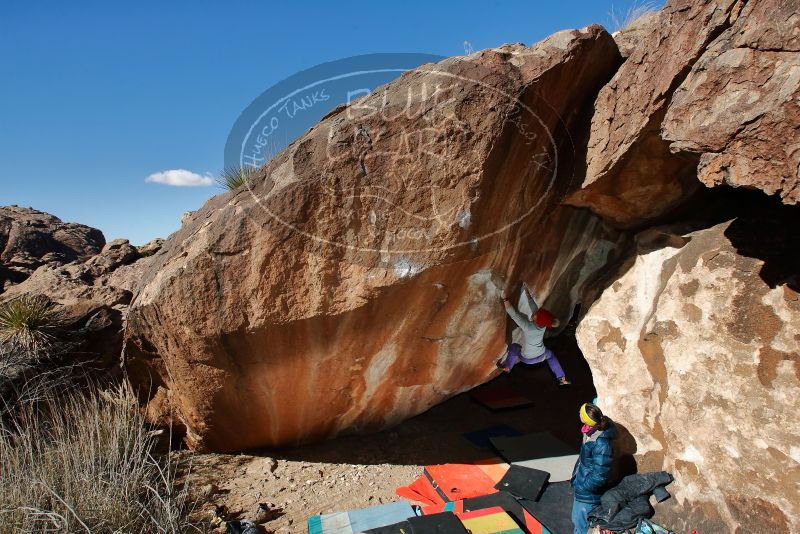 Bouldering in Hueco Tanks on 12/29/2019 with Blue Lizard Climbing and Yoga

Filename: SRM_20191229_1312320.jpg
Aperture: f/8.0
Shutter Speed: 1/250
Body: Canon EOS-1D Mark II
Lens: Canon EF 16-35mm f/2.8 L