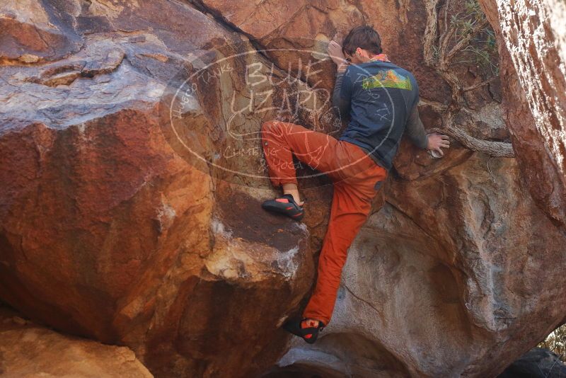 Bouldering in Hueco Tanks on 12/29/2019 with Blue Lizard Climbing and Yoga

Filename: SRM_20191229_1348090.jpg
Aperture: f/5.0
Shutter Speed: 1/320
Body: Canon EOS-1D Mark II
Lens: Canon EF 50mm f/1.8 II