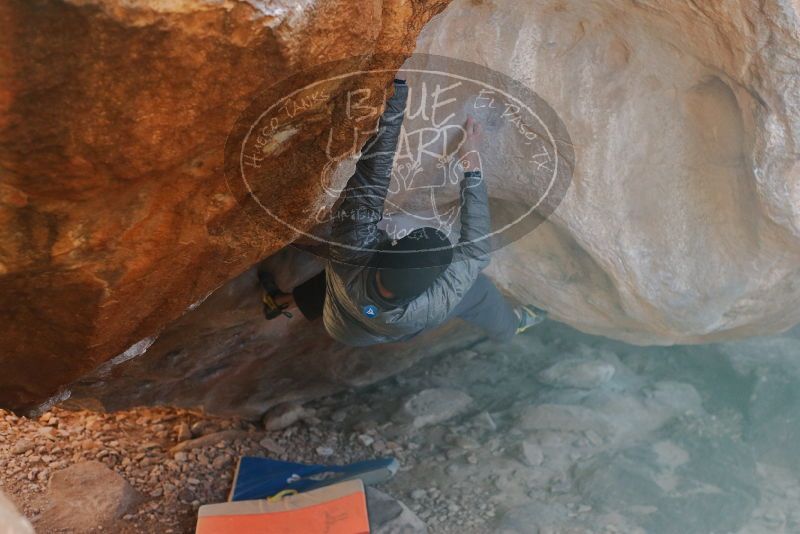 Bouldering in Hueco Tanks on 12/29/2019 with Blue Lizard Climbing and Yoga

Filename: SRM_20191229_1356200.jpg
Aperture: f/3.5
Shutter Speed: 1/320
Body: Canon EOS-1D Mark II
Lens: Canon EF 50mm f/1.8 II