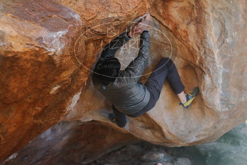 Bouldering in Hueco Tanks on 12/29/2019 with Blue Lizard Climbing and Yoga

Filename: SRM_20191229_1356340.jpg
Aperture: f/3.5
Shutter Speed: 1/320
Body: Canon EOS-1D Mark II
Lens: Canon EF 50mm f/1.8 II