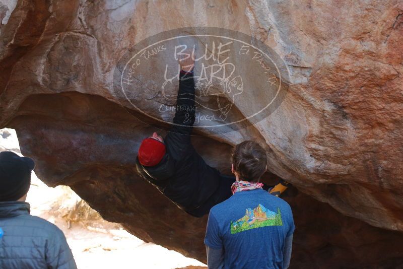 Bouldering in Hueco Tanks on 12/29/2019 with Blue Lizard Climbing and Yoga

Filename: SRM_20191229_1403400.jpg
Aperture: f/4.0
Shutter Speed: 1/320
Body: Canon EOS-1D Mark II
Lens: Canon EF 50mm f/1.8 II