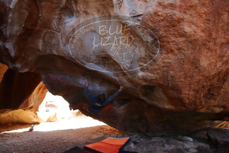Bouldering in Hueco Tanks on 12/29/2019 with Blue Lizard Climbing and Yoga

Filename: SRM_20191229_1444320.jpg
Aperture: f/4.5
Shutter Speed: 1/250
Body: Canon EOS-1D Mark II
Lens: Canon EF 16-35mm f/2.8 L