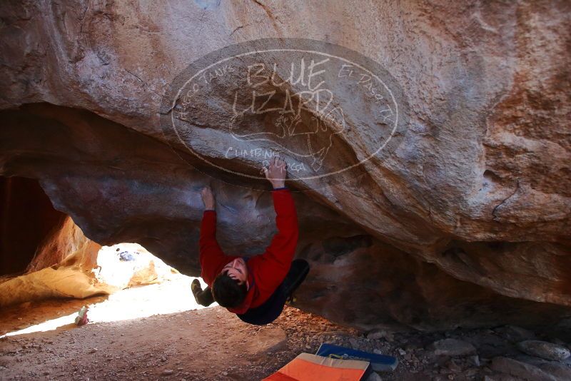 Bouldering in Hueco Tanks on 12/29/2019 with Blue Lizard Climbing and Yoga

Filename: SRM_20191229_1445130.jpg
Aperture: f/4.5
Shutter Speed: 1/250
Body: Canon EOS-1D Mark II
Lens: Canon EF 16-35mm f/2.8 L