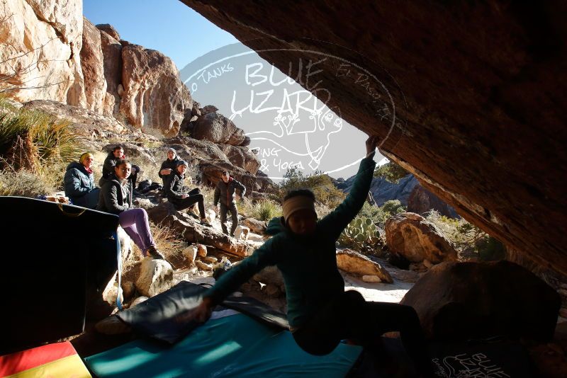 Bouldering in Hueco Tanks on 12/29/2019 with Blue Lizard Climbing and Yoga

Filename: SRM_20191229_1651471.jpg
Aperture: f/9.0
Shutter Speed: 1/320
Body: Canon EOS-1D Mark II
Lens: Canon EF 16-35mm f/2.8 L